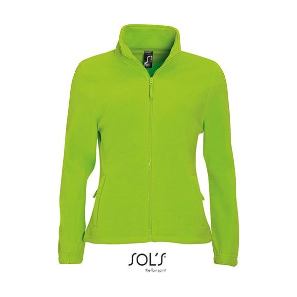 Sols 54500 | Giacca In Pile Da Donna North Con Pile Anti-Pilling - Colore: Lime - Taglia: Xl-image