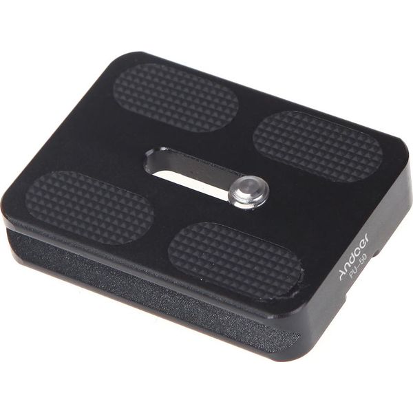 Andoer PU-50 Piastra A Sgancio Rapido Per Benro B0 B1 B2 J1 N1 Testa A Sfera Per Treppiede Arca Swiss-image
