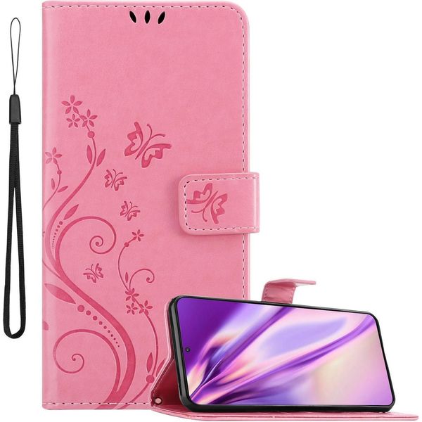 Cadorabo Cover Per Samsung Galaxy S21 5G Cover Protettiva In Rosa Cover Protettiva Cover Telefono Cellulare Cover Fiori Custodia Fiore-image