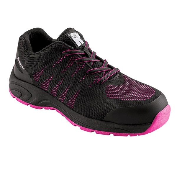Scarpa Di Sicurezza Da Donna Girlstar 5180 Gr.40 Nero/Rosa S1P Src Pes Runnex-image