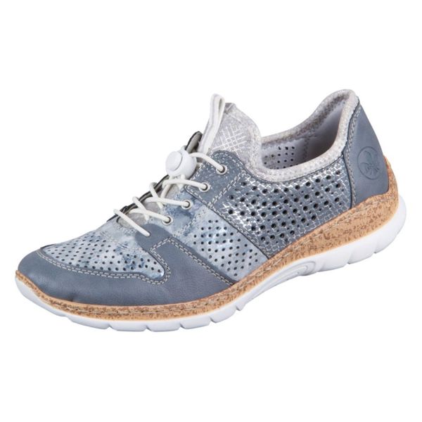 Rieker N4255-12 - Pantofola Rieker Blu Rieker Colore: Blu, Misura: 36,-image