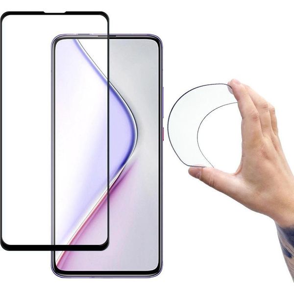 Wozinsky Full Cover Flexi Nano Folia Szklana SzkłO Hartowane Z Ramką Samsung Galaxy A33 5G Czarny-image