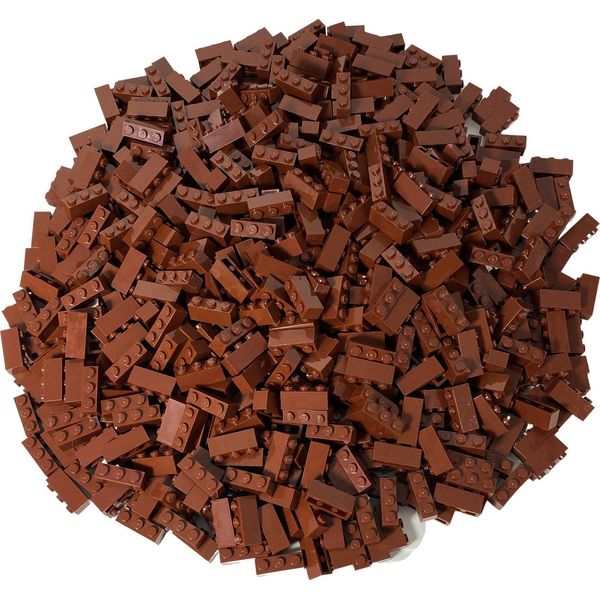 Mattoncini Lego® 1X3 Mattoncini Alti Rosso-Marrone - 3622 Nuovo! Quantità 50X-image