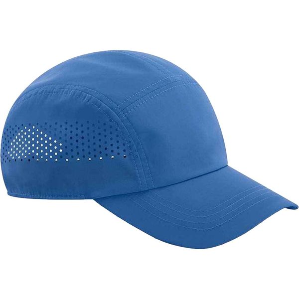 Beechfield - Cappellino Da Baseball "Tecnico"" Per Uomo/Donna Unisex - Running PC4951 (Taglia Unica) (Blu Cobalto)"-image
