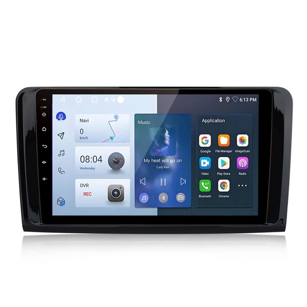 Carplay''2+64G Andriod13 Autoradio Gps Navi Per Mercedes Ml W164 2005-2012 Swc Wifi Bt Rds Dsp Dab+ 2 Din 4Kern-image