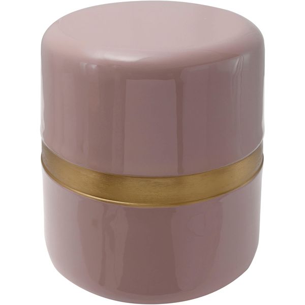 Beistelltisch Kayoom "Art Deco 475, Abstelltisch Aus Metall,Funktional Und Stabil", Rosa (Altrosa, Gold, Rosa), B:36Cm H:47Cm T:36Cm, 100% Eisen, Tische, Beistelltisch, Dekorativ, Glanzvolle Lackierung, Stilvolles Design-image