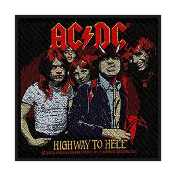 Ac/Dc - Toppa "Highway To Hell"" - Poliestere RO6345 (Taglia Unica) (Nero/Rosso)"-image