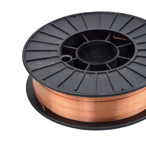 Filo Per Saldatura Mig/Mag Bsd - Filo Per Saldatura Animato, Bobina Di Filo Per Saldatura In Acciaio Dolce - 0,6 Mm - 5 Kg-image