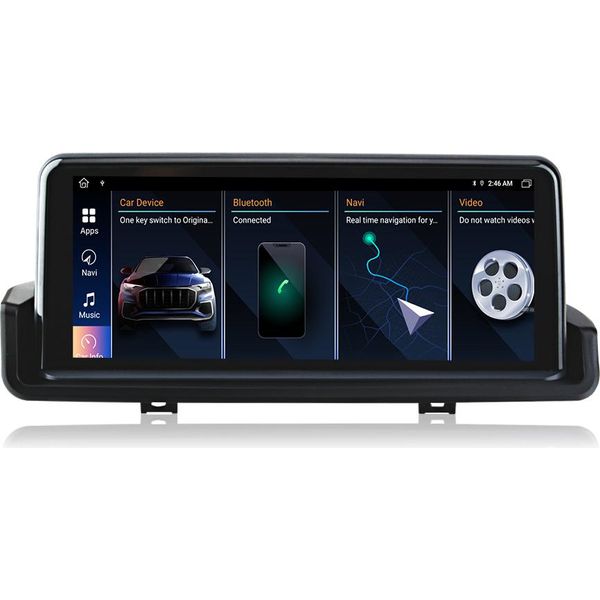 6+128G 10,25 "Carplay Android 13 Autoradio Per Bmw E90 E91 E92 2006-2010 Gps Navi Wifi 4G Bt Swc Dab+ Rds Usb 8-Core Idrive"-image