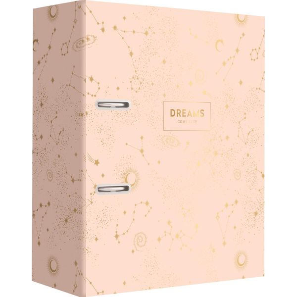 Cartella Interdruk A4 75 Mm 2 Anelli Hs Kraft Metallic Dreams Cream-image