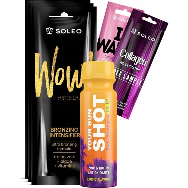 Soleo Wow! 3X15Ml Ultra Bronzer Per Abbronzatura + Omaggi-image