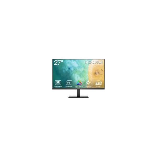 E2711F, Led-Monitor 68.6 Cm (27 Zoll), Schwarz, Fullhd, Ips, Hdmi, Vga, 100Hz Panel-image