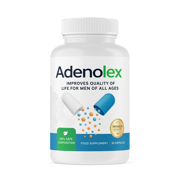 Adenolex | Integratore Alimentare Per Uomini | 30 Capsule-image