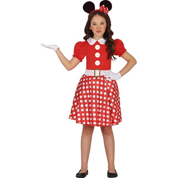Guirca Costume Da Ragazza Pin-Up Timida 5-6 Anni 5-6 Anni-image