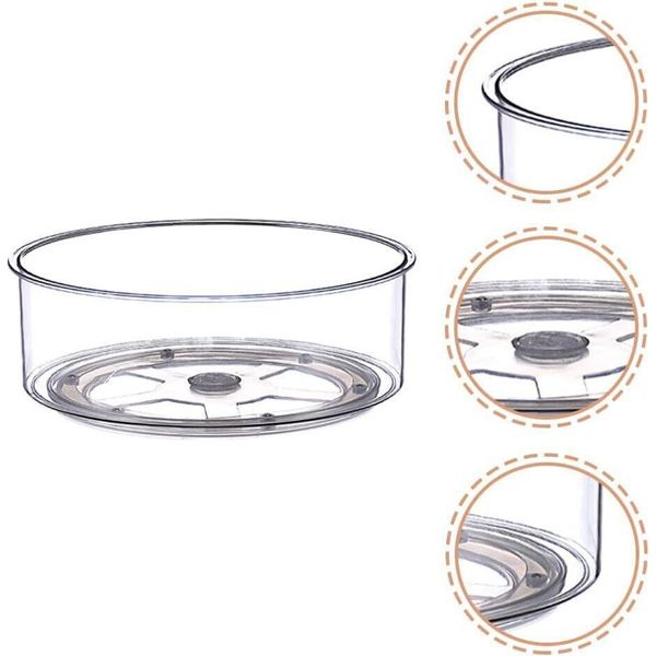 Organizzatore Rotante Per Cucina, Tavolo Rotante Universale Per Cucina, Frigorifero E Bagno, Supporto Rotante, Organizzatore Rotante, Ripiani Per Spezie - Spinstation-image