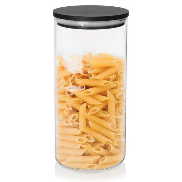 Contenitore In Vetro Borosilicato Con Coperchio Ermetico In Bambù-image