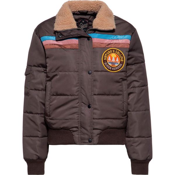 Queen Kerosin Giacca Di Transizione Da Donna Nature's Calling Puffer Jacket Marrone L-image