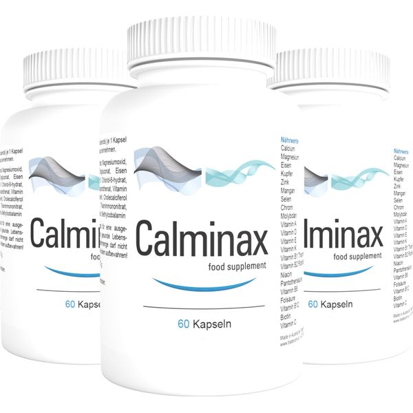 Calminax Forte - 180 Capsule (3 X 60 Capsule) - Confezione Da 3 Pezzi-image