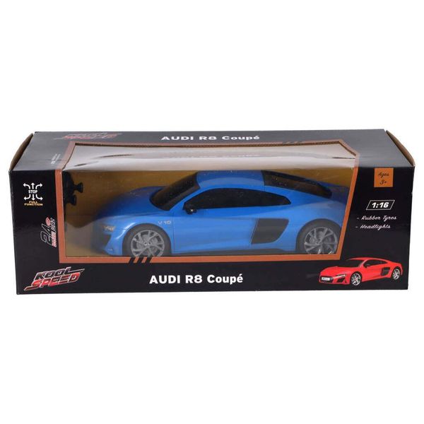 Rc Audi Audi R8 V10 Coupé 1:16 + Licht Blauw-image