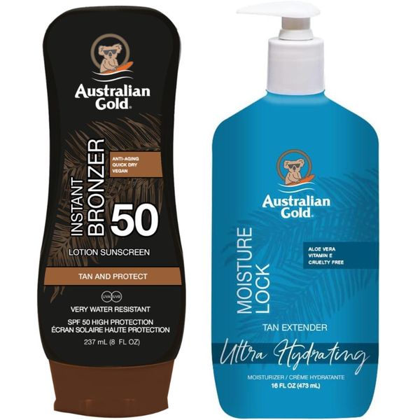 Balsamo Australian Gold Con Bronzer SPF50 + Blocco Di Umidità 473Ml-image