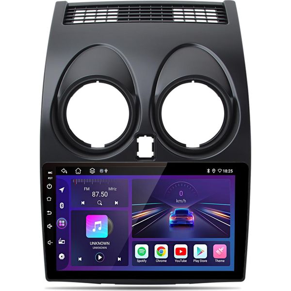 6+128G Carplay Android 14 Autoradio Per Nissan Qashqai 1 J10 2006-2013 Nissan Qashqai 1 J10 2006-2013 Gps Navi Wifi 4G Bt Dsp Dab+ Usb Fm 8-Core-image