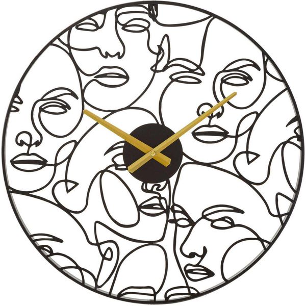 Mauro Ferretti Orologio Da Parete Ø 50X3,5 Cm Nero-image