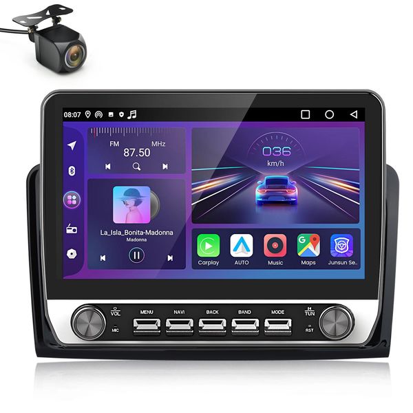 10.1" Android 15 Car Radio Carplay Per Mercedes Benz Ml/Gl-Class W164 X164 2005-2012 Gps Navi Wifi Bt Dab+ Swc Usb 6+128G Con Manopola Rotante 8-Core"-image