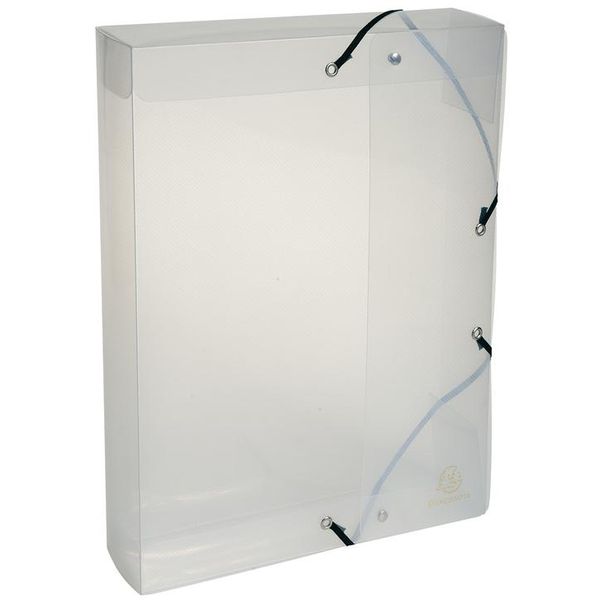 Exacompta 5982E Exacompta Sammelbox Crystal, Din A4, Pp, Kristall-image