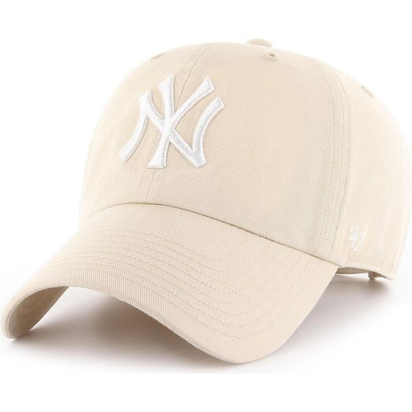 47 Brand Cap Regolabile - Clean Up New York Yankees Naturale-image