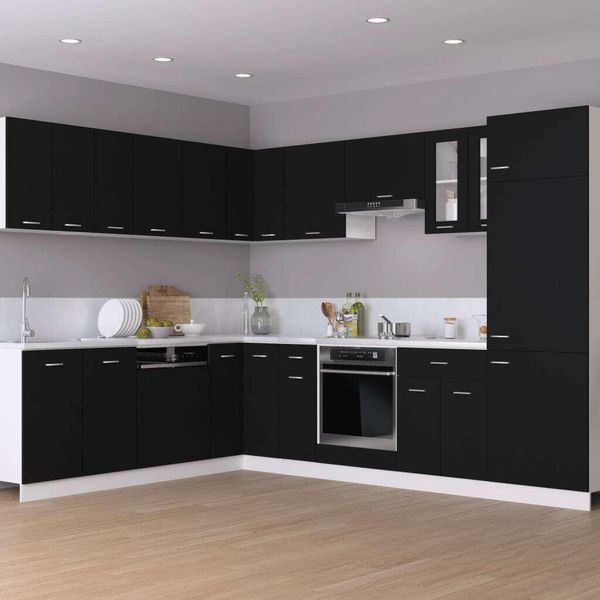 Syfax™ Mobile Pensile “Lyon” Nero 50X31X60 Cm In Legno Multistrato-image