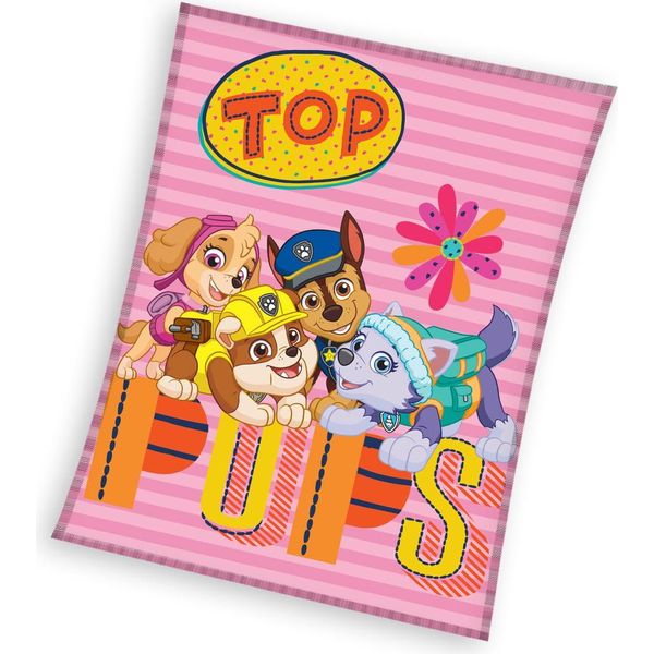 Coperta In Pile Per Bambine Paw Patrol - Paw Patrol - Top Cuccioli-image