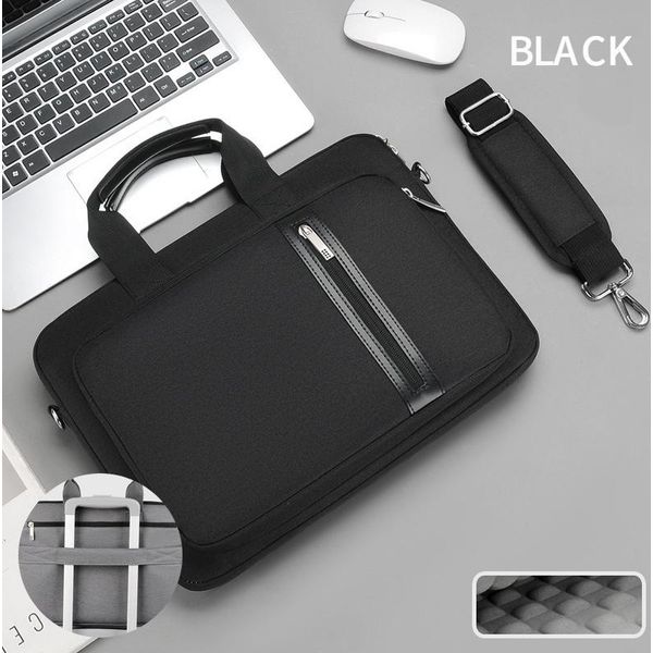 Borsa Per Computer Antiurto Borsa Portatile Per Notebook A Spalla Singola, Nero-17 Pollici-image