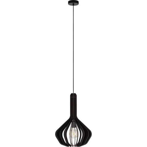 Eglo 900154 Velasco E27 Lampada A Sospensione Ø380Mm Nero-image