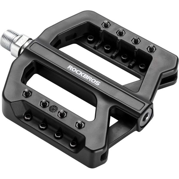 Rockbros Pedali Per Bicicletta Pedali Per Bicicletta In Nylon 9/16" Mtb Nero"-image