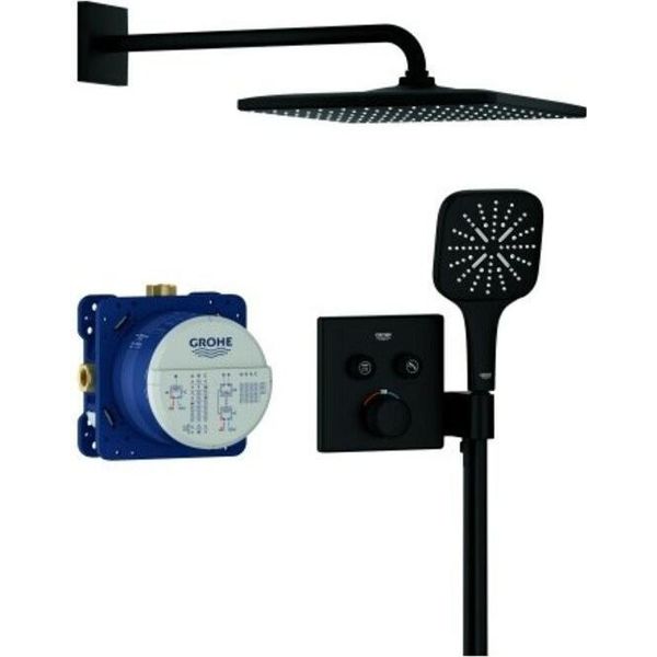Grohe Sistema Doccia A Incasso Grohtherm Smartcontrol Cube Phantom Nero-image