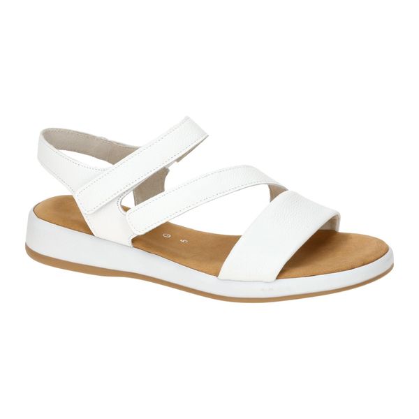 Gabor Rhodos Sandalo Da Donna - Sandali Con Cinturino Bianco Elegante Nuovo-image