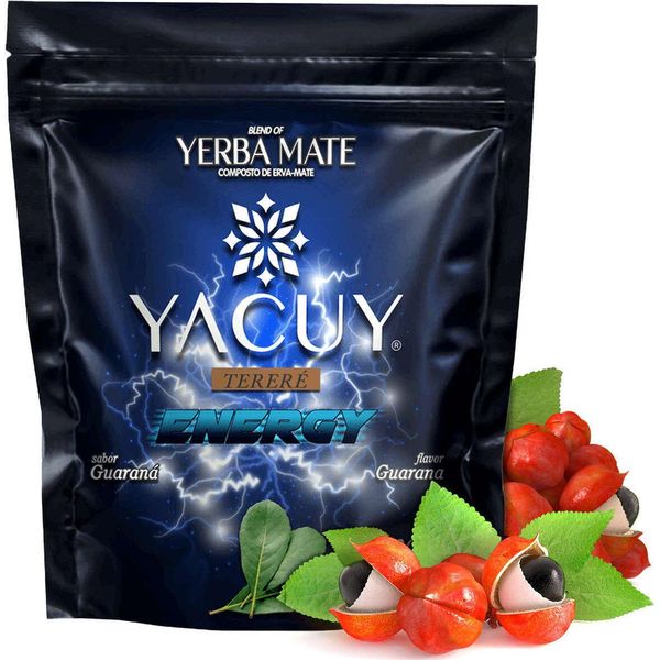 Yacuy Yerba Mate-Tee Energy 500G Aromatizzato Con Bevanda Energetica-image