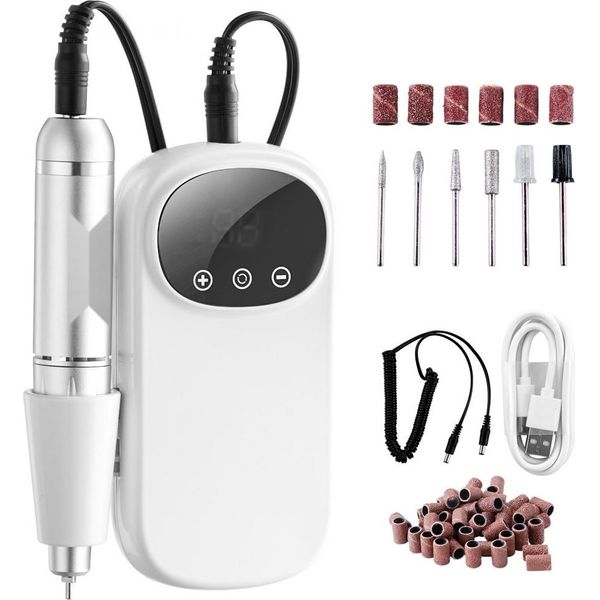 Fresa Per Unghie 10W Per Manicure - 35000 Rpm Lima Elettrica Per Unghie - Fresa Per Unghie Per La Cura Professionale Delle Unghie-image