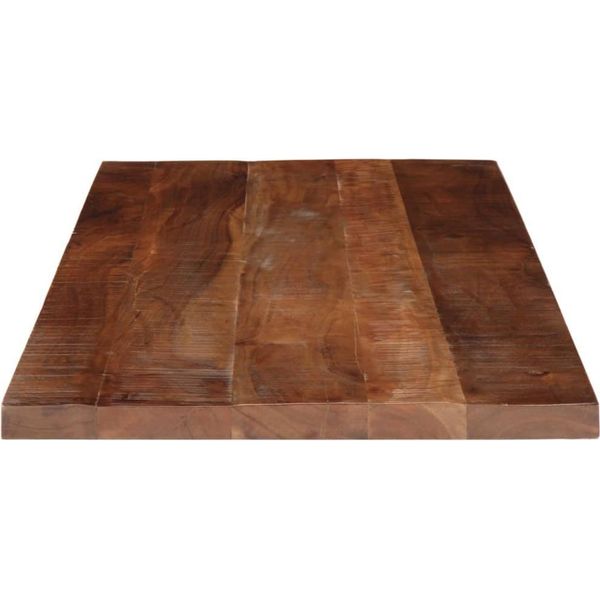 Vidaxl Piano Da Tavolo 140X50X3,8 Cm Rettangolare In Legno Massiccio Antico-image