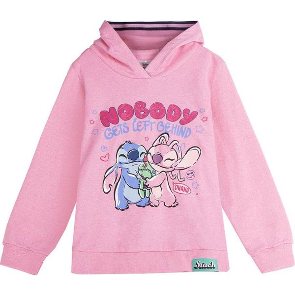 Cerda Group Stitch Felpa Con Cappuccio Rosa 8 Anni Ragazzi,Ragazze Rosa 8 Anni-image