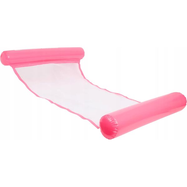Amaca Gonfiabile Acqua Materasso Piscina Lounge Galleggiante Gonfiabile Rosa-image