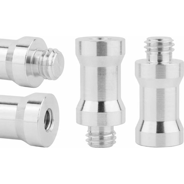 Adattatore, Manicotto Di Riduzione Per Treppiede Da 1/4""" A 3/8"""" Alluminio Per Treppiede Per Lampade"-image