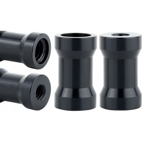 Riduzione Del Manicotto Adattatore Da 1/4""" A 3/8"""" Treppiede In Alluminio Nero 25 Mm"-image