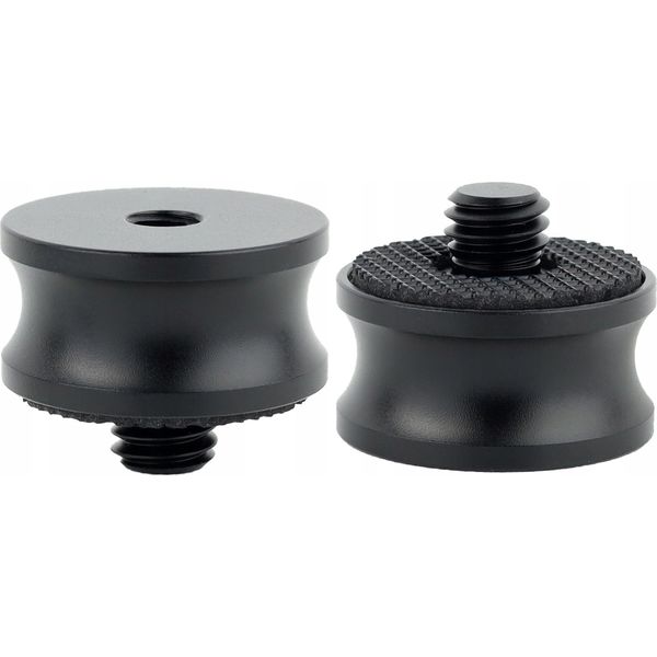 Riduzione A Manicotto Adattatore Da 1/4""" A 3/8"""" Treppiede In Alluminio Con Gomma 22 Mm"-image