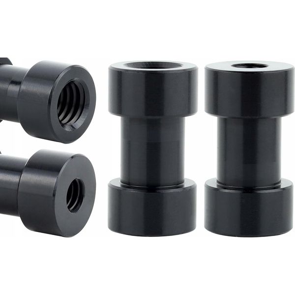 Riduzione Adattatore 1/4""" A 3/8"""" Treppiede In Alluminio Nero 28 Mm"-image