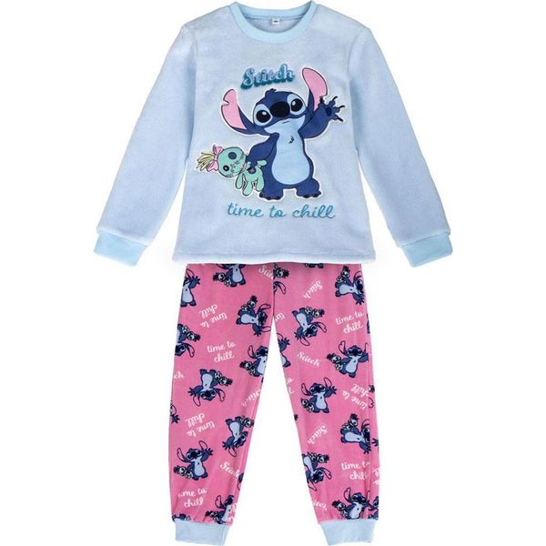 Pigiama Cerda Group Stitch Blu, Rosa 12 Anni Ragazzi, Ragazze Blu, Rosa 12 Anni-image