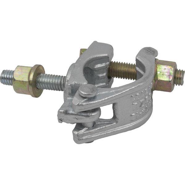 Gezu Impex Giunto A Vite Morsetto 48 X 48 Mm Zincato A Caldo Per Tubi Di Costruzione In Acciaio Per Impalcature Raccordo Per Tubi-image