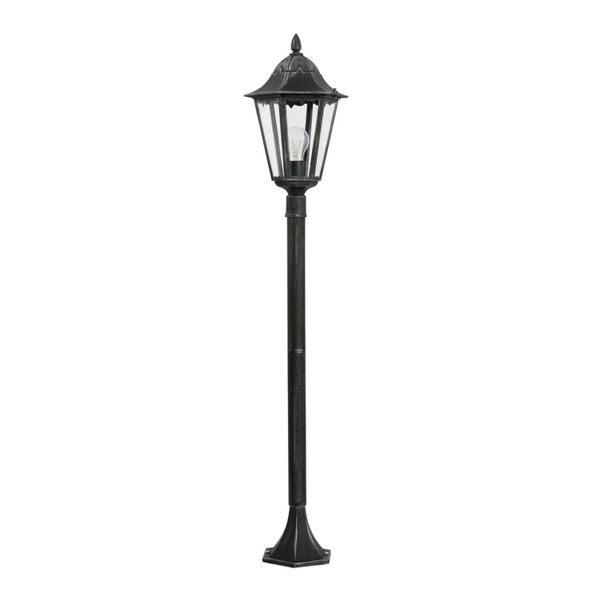 Eglo 93463 Navedo Lampada Da Terra Per Esterni Ø 23Cm Nero Patina Argento Chiaro-image
