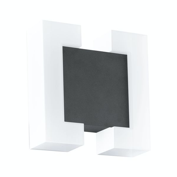 Eglo Applique Led "Sitia"" In Acciaio Zincato Antracite 18X18X5,5 Cm 95988"-image