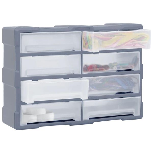 Vidaxl Organizzatore Multi-Cassetto 8 Cassetti Grandi 52X16X37 Cm-image